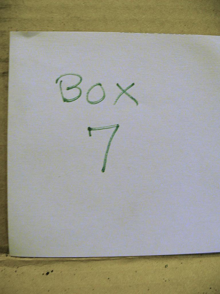 Box 7 contents